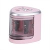 Eacam 2 Holes Electric Pencil Sharpener Multi-Functional Automatic Electric Pencil