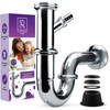 Universal Siphon for Washbasins and Washbasins with Device Connection -