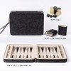 Backgammon Sets for Adults, Classic Board Game with Foldable Leather