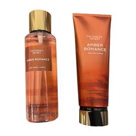 Victoria's Secret Amber Romance Fragrance Mist and Body Lotion Gift Set (Amber Romance)