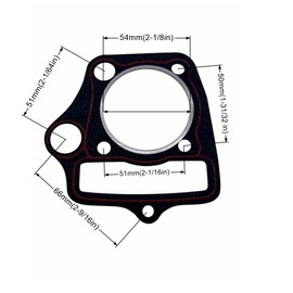 Strongthium 125cc Chinese Engine Cylinder Head Stator Clutch Intake Gasket Seal Kit for ATVs Mini Jeep Dirt Bikes Go Karts Gasket Set for 125cc SSR Apollo Boom Vader X-Pro Lifan Made in China