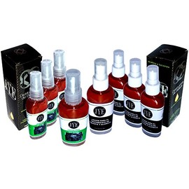 SET: Loción para Crecimiento de Barba y Tratamiento auxiliar para Crecimiento de Cabello. PACK 8 botellas en total, 4 de cada uno. Tratamietno natural libre de químicos.