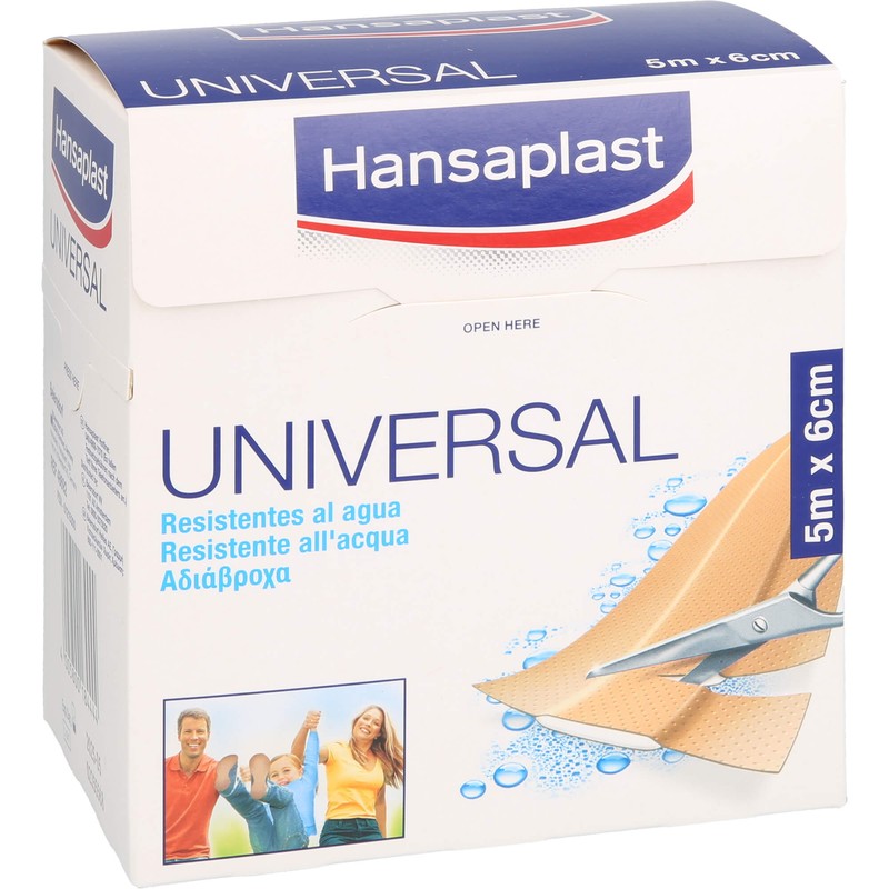 Hansaplast Universal 5 m x 6 cm Pflaster, 1 pcs.