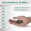 DSM - Flange Nuts M8 - A2/V2A Stainless Steel -