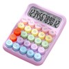 Colorful Electronic Calculator, Spill Resistant Classroom Calculator for Home (Lilac