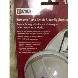 Utilitech GB00Z-1 Wireless Glass Break Security Sensor with IRIS 0567900 *NEW* (PH#slippy42 GK9345456687539
