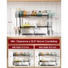 Sakugi Over The Sink Dish Drying Rack - Adjustable 2