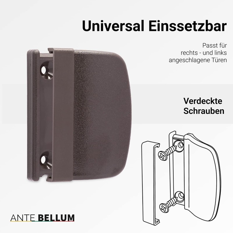 Ante bellum Balcony Door Handle - Versatile Door Handle for