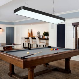 LED Billiard & Pool Table Light Hanging Light Over Pool Table for for 7'-8' Billiard Table,50W, Remote Control, Dimmable, Color Temperature Adjustable