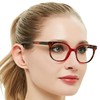 OCCI CHIARI 5.0 High Magnification Reading Glasses,Red Readers 500 Glasses