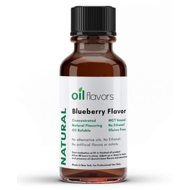 Blueberry Flavor 4oz | Oil Soluble Flavoring | MCT Based - Flavor Your Oil