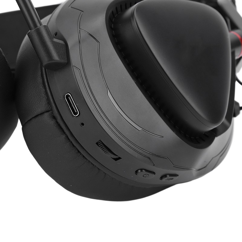 Wired Gaming Headset 2.4G Receiver Bluetooth 4 Modes Adjustable Headband