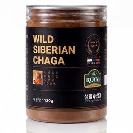 러시아 차가버섯 분말 100% 120g, 120g, 1개 100% Chaga Mushroom Powder 120g, 1 Piece