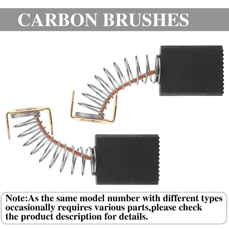 Threlaco 8 Pcs Replacement Table Saw Brush Carbon Motor Brushes