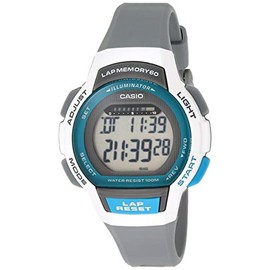 Casio Women's Runner Series Digital Display Quartz Black/White Watch LWS1000H-1AV