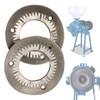 OUKANING 2 x Replacement Grinding Wheels for Grain Grinder, 8mm
