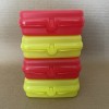 Tupperware Sandwich Keeper (Set of 4) Brownie Wise Red Yellow