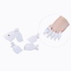 Marquez Toenail Paddy Gel Removal Soak-Off Clip, 1 Piece, White 5 Pieces / 마케즈 발톱 패디 젤제거 쏙오프 클립, 1개, 화이트 5개입