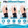 Adjustable Finger Splint – Knob-Control Support Brace for Index, Middle,