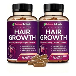 2pcs 24-in-1 Advanced Hair Growth Vitamins Stops Hair Loss