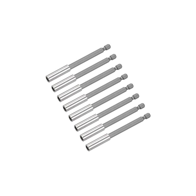 sourcing map 8pcs 1/4 Inch Hex Shank by 4 Inch