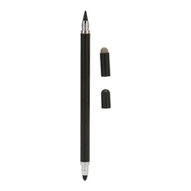 Stylus Pens, 3-in-1 Universal Stylus with Fine Tip for Tablet Mobile Phones, Universal High Sensitive Touchscreen Stylus Pen with 2 Fibre Tips for Writing and Drawing (Black)