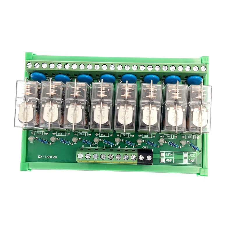 ANMBEST 8 Channel AC/DC 12V Rail Mount Relay Interface Module