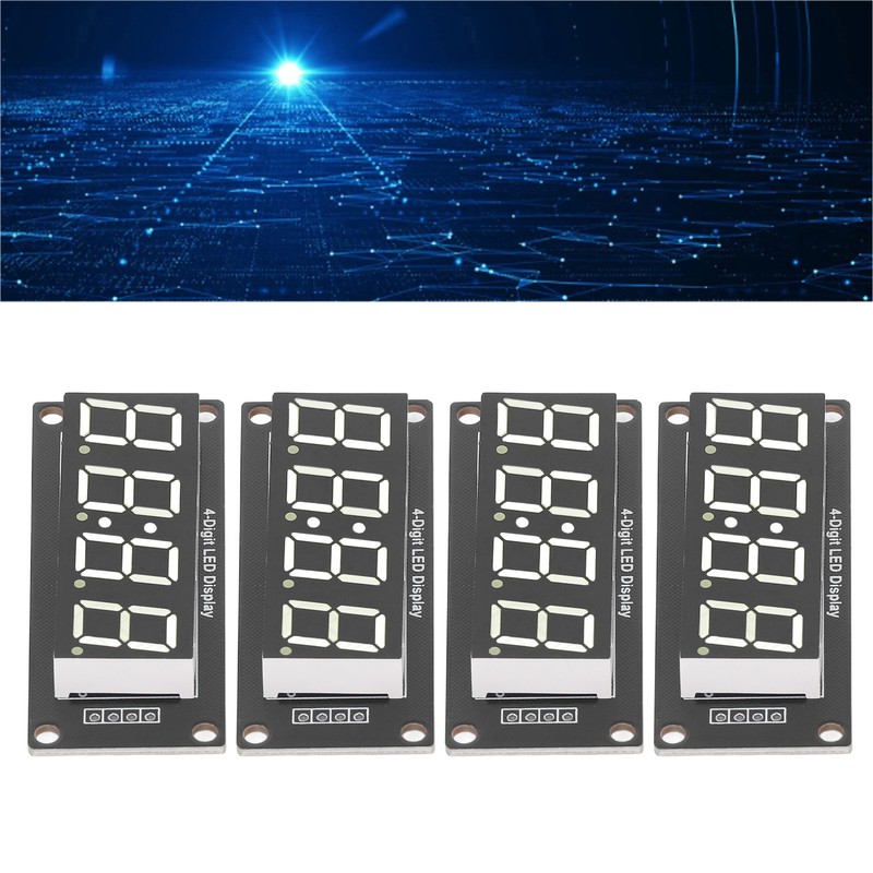 4 Set 4 Digit Digital Tube LED Display Board 7