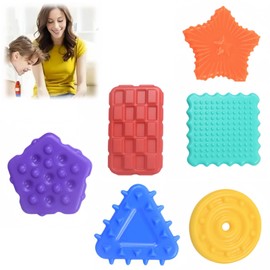 Squishy Sensory Toys,Fidget Stress Toys for Anxiety Relief,Textured Soft Worry Stone for Calming,Sensory Toys for Autism,Squishy Toys,Fidget Toy,Stress Toys,Stretchy Toys,Sensory Fidget Toys,Fun Toys