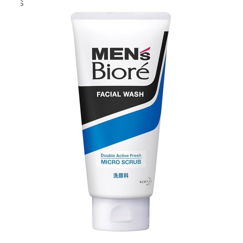 メンズビオレ ミクロスクラブ洗顔 130g + Kunutonnオリジナルロゴ入りeおまけ付 (12本セット)
