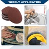 Hihaha Schleifscheiben/Runde Klett-Schleifpapier Metall|Holz|Kfz-Reparatur/Haltbarkeit & Flexibilität Papierbasis 5 Zoll 1200