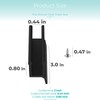 Sliding Shower Door Bottom Guide 1/2" x 3" for Shower