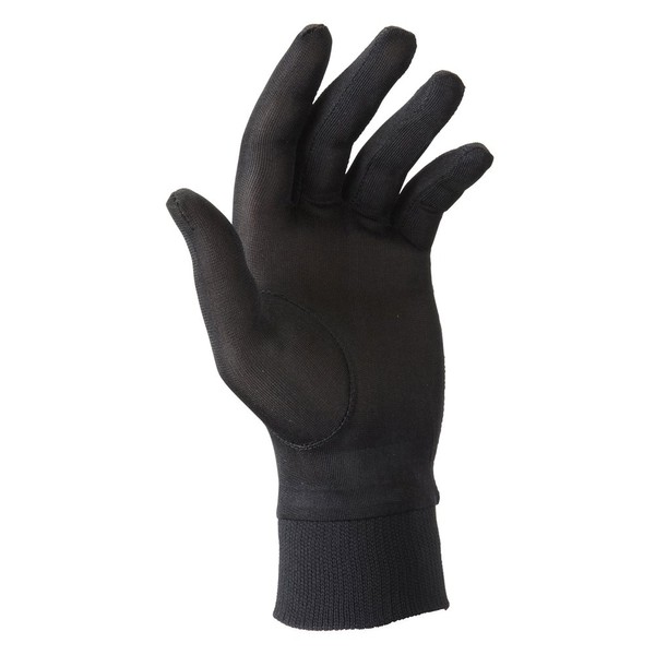 STEINER Merino Mens Womens Thermal Glove Inner Liner Black (Medium)