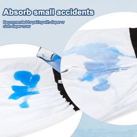 MOEMOE BABY Leakproof Diaper Pants for Potty Training 2 Packs Nighttime Diaper Short for Toddler Boys and Girls