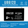 Replacement for TELEDYNE Big Beam H2SC12S7 Battery - Replacement UB6120