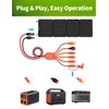 LONNKY Universal 7-in-1 Solar Panel Adapter Kit, 3.6 Feet MC4