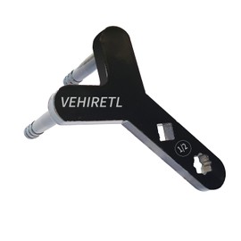 VEHIRETL Lower Control Arm Prying Tool Suspension Bushing Removal and Installation Tool Lower Ball Joint Pry Tool Control Arm Replament Separator Tool with Dual Hole 1/2" Drive