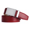 Tonywell Red Belt, Dress Belts for Men, Adjustable Leather Ratchet