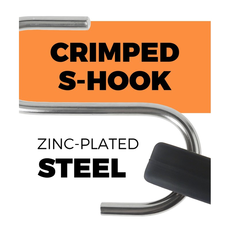 Small Bungee Cords with Hooks 10", Short Elastic EPDM Rubber