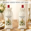 Congratulations on Your Wedding Day Champagne Reusable Wine Bag