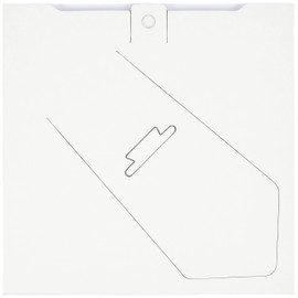 nakabayasi V Cut Paper Stand Bayonet 2-hypercube , biege