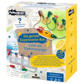 moses. PhänoMINT The Ingenious Experiment Box, Electric Energy Experiment Box for Children, DIY Circuit Construction Kit, Educational Toy from 8 Years, Medium