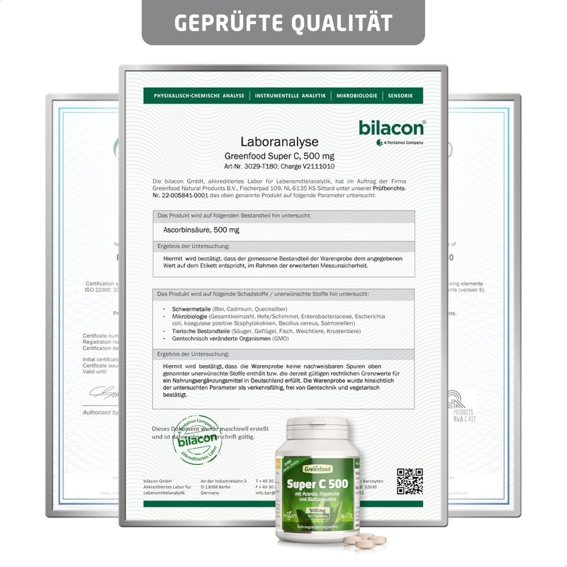 Super Vegan C – 500 mg Vitamin C, Hochdosiert Tablets
