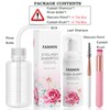 Eyelash Extension Cleanser 60ml +2 Brushes+ Rinse Bottle Eyelid Foaming