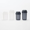 MUJI 84683879 Lunch Capsule with Topping Cup, Black, 15.7 fl