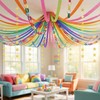 700PCS Colorful Paper Chain Strips,Paper Chain Star Garland Set