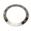 Ceramic Watch Bezel Ring Black Base Gold Digit Watch Bezel