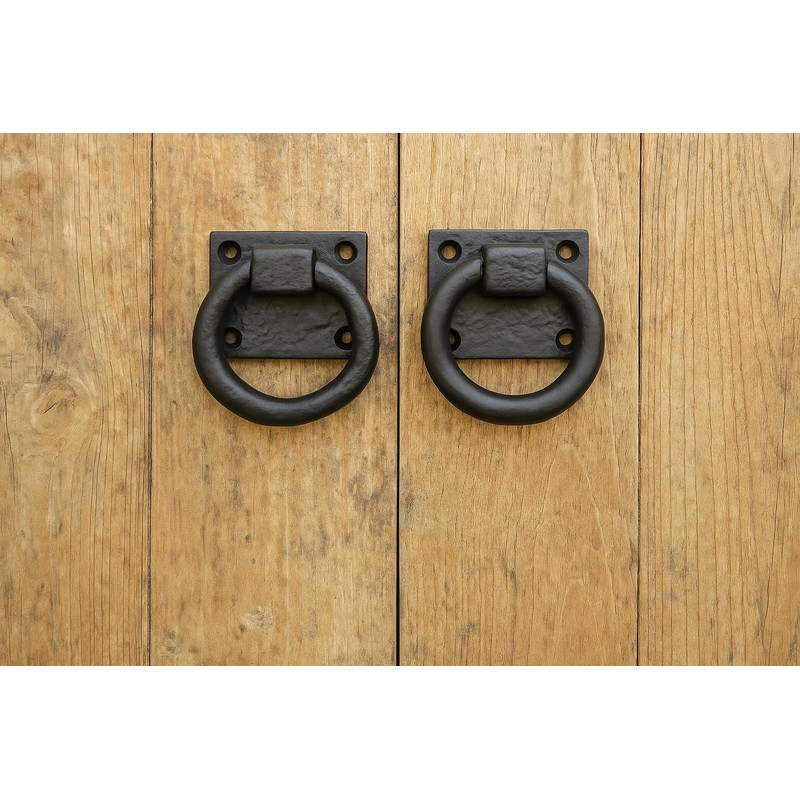 Mystic Colonial Small Ring Door Knocker or Cabinet Pulls -