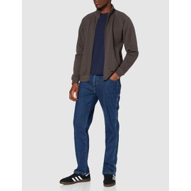 Fruit of the Loom Men's Zip front Premium Sweater, Light Graphite, Large