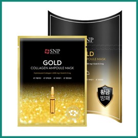 SNP 골드 콜라겐 앰플 마스크 25ml 1개 SNP Gold Collagen Ampoule Mask 25ml